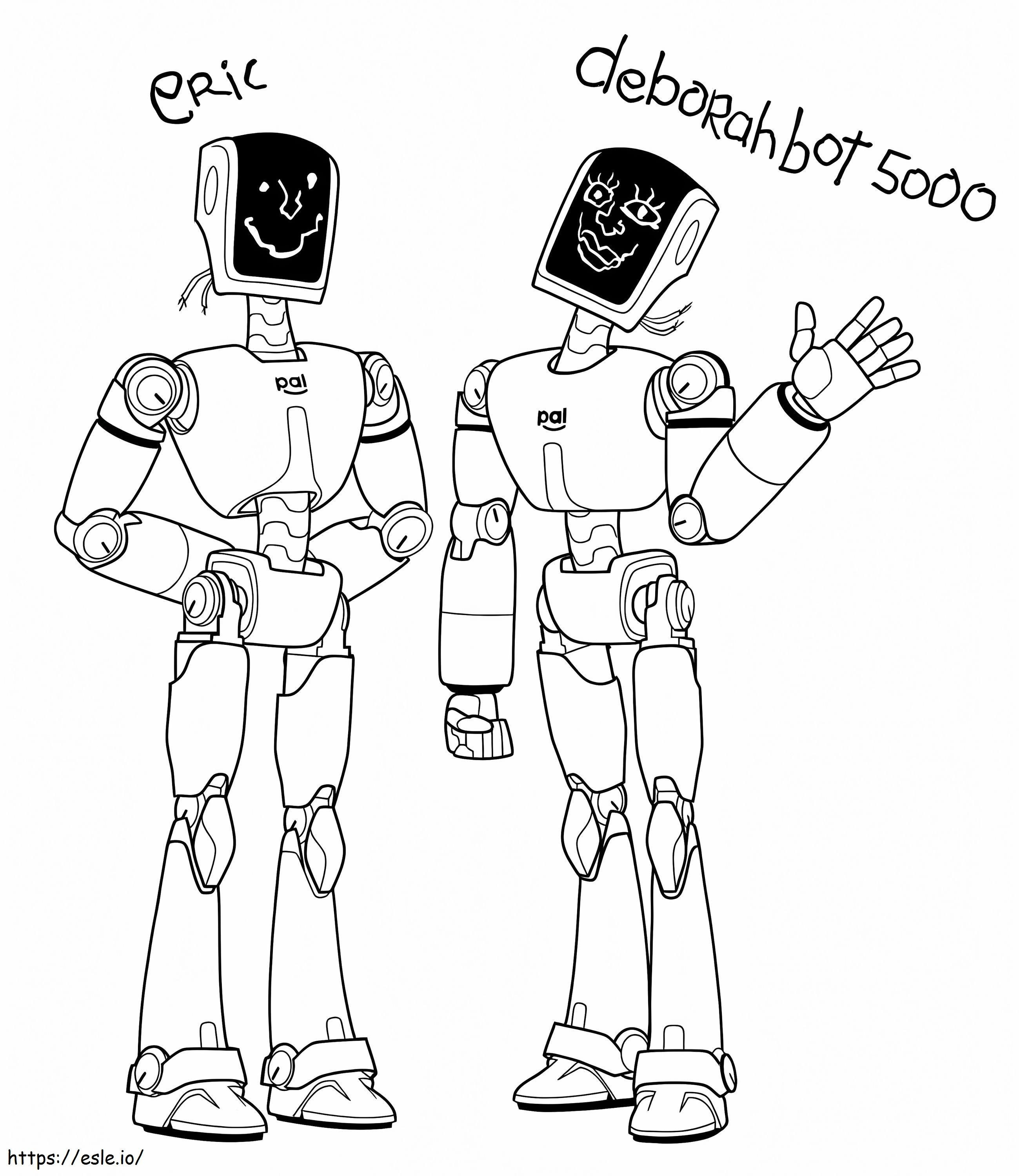 Eric And Deborahbot 5000 coloring page