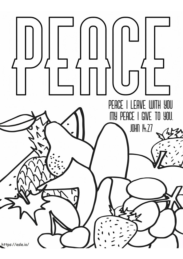Peace Printable coloring page