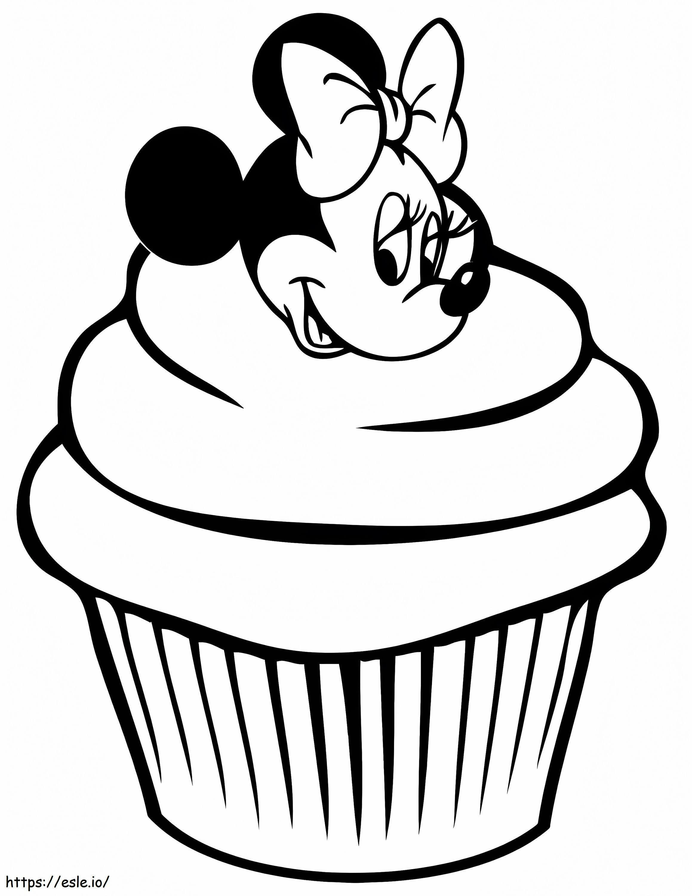 Coloriage Madeleine De Minnie Mouse à imprimer dessin