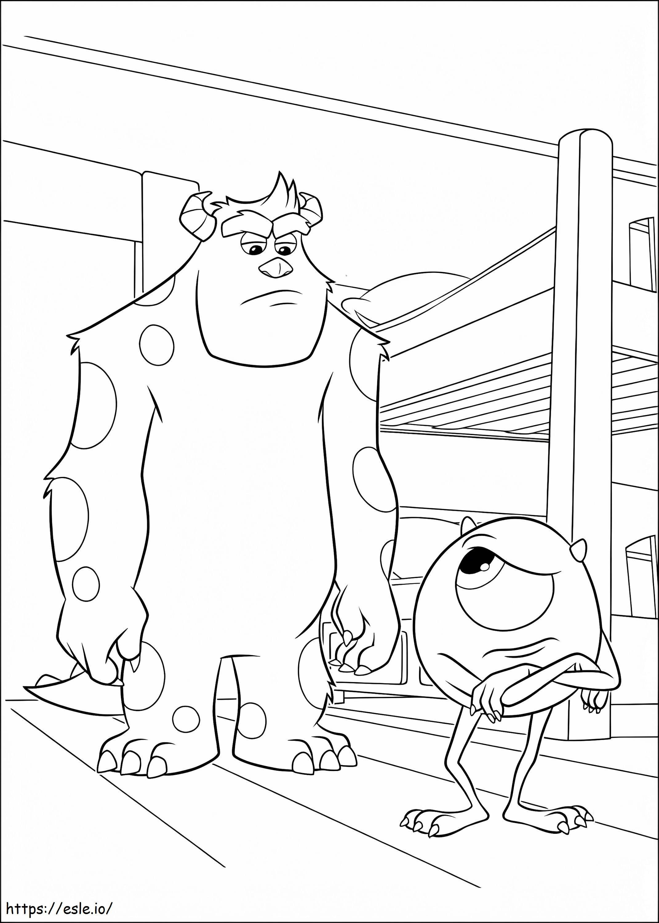Monsters University 8 coloring page