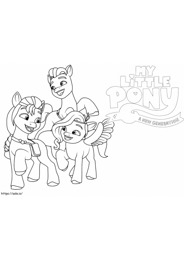 My Little Pony Una nueva generación para imprimir para colorear