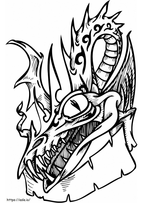 Dangerous Dragon coloring page