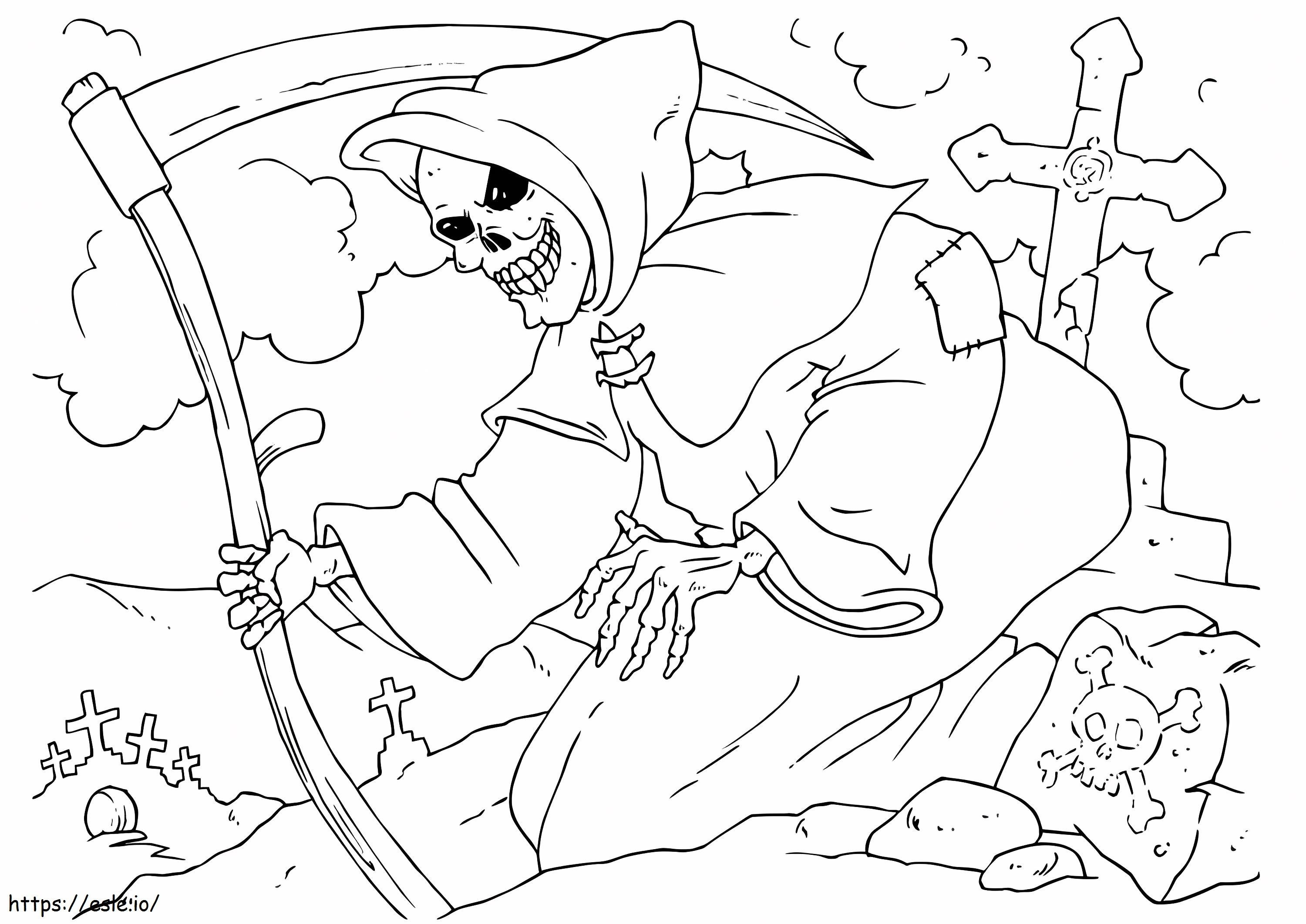 Grim Reaper 6 coloring page