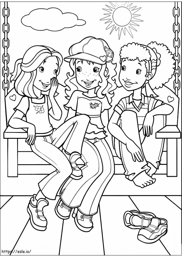 Holly Hobbie And Friends 1 coloring page
