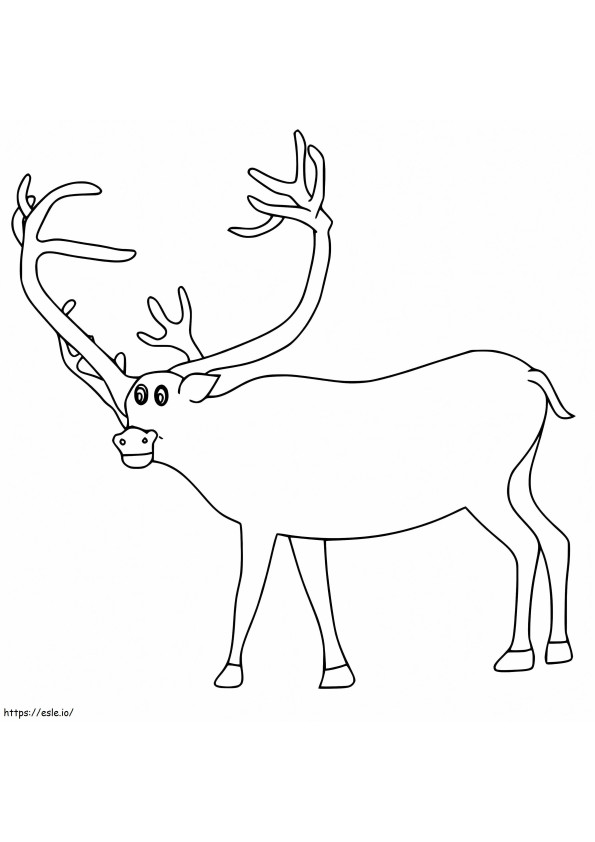 Hauska Red Deer värityskuva