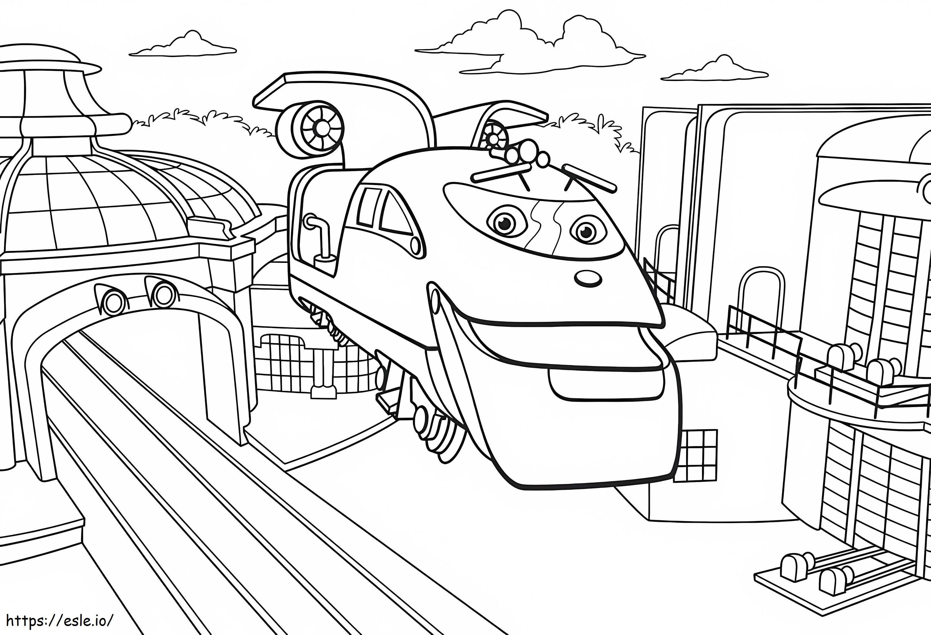 Action Chugger In Chuggington coloring page