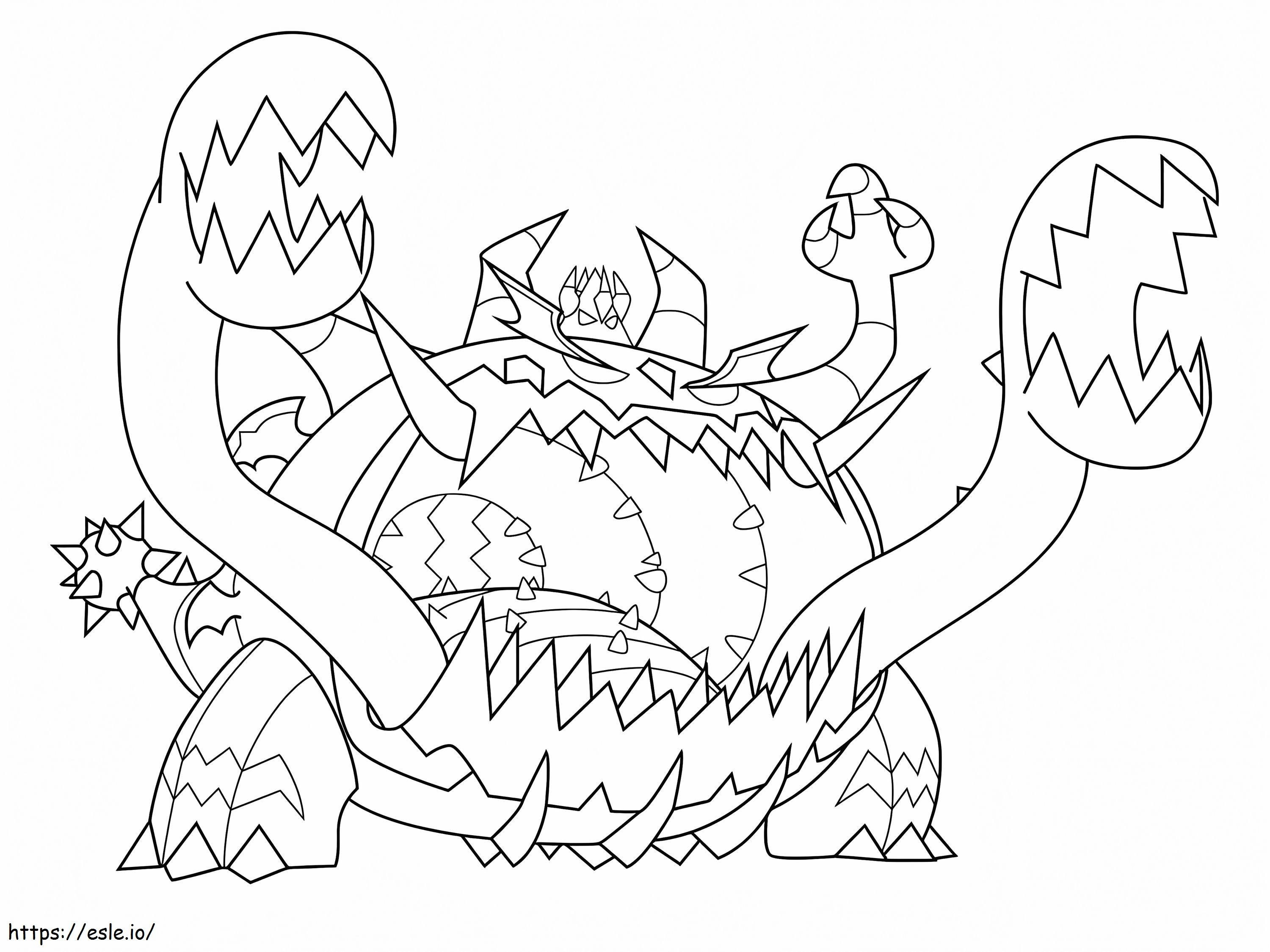 Guzzlord Pokémon kifestő
