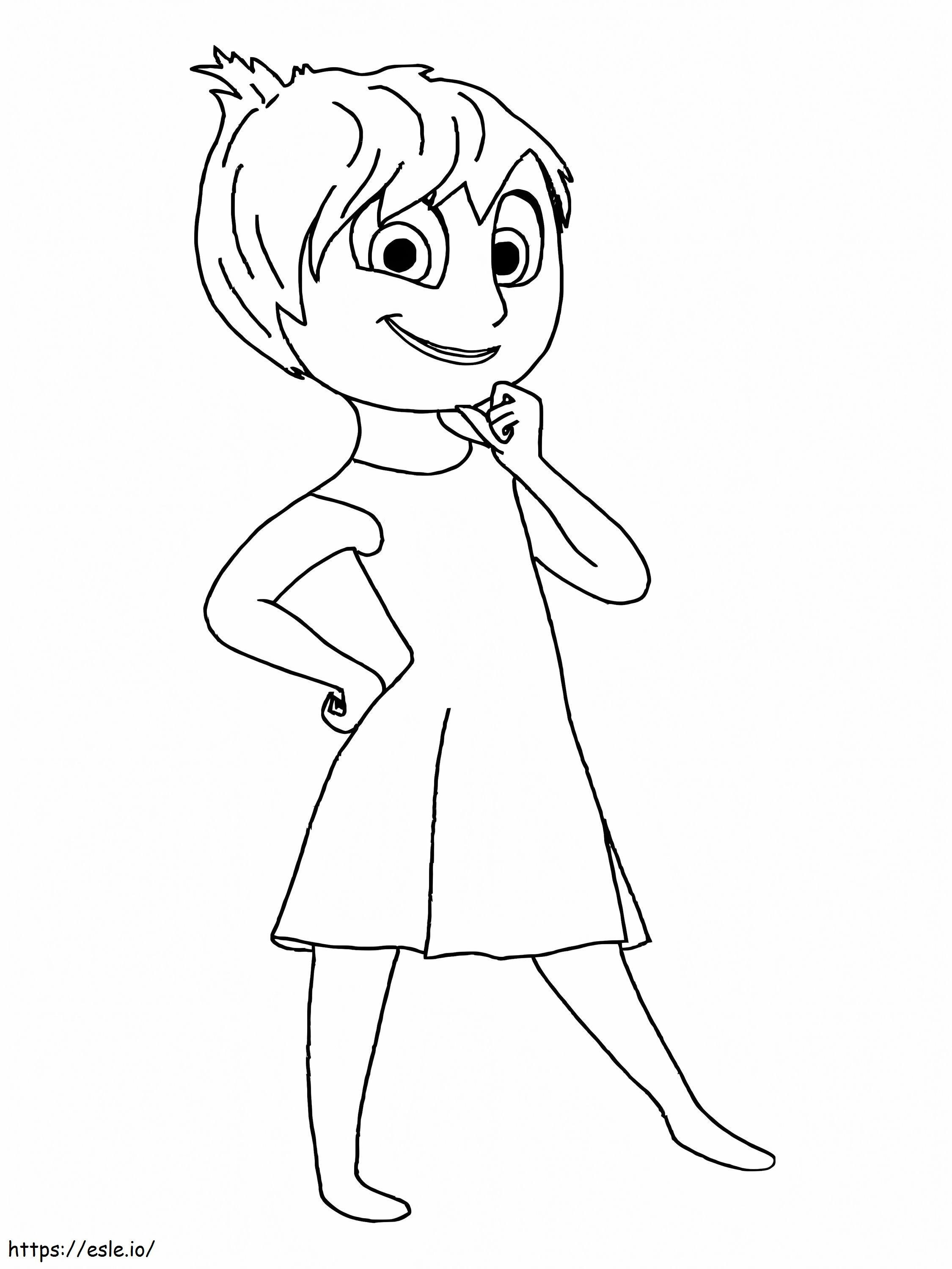 Lovely Joy coloring page