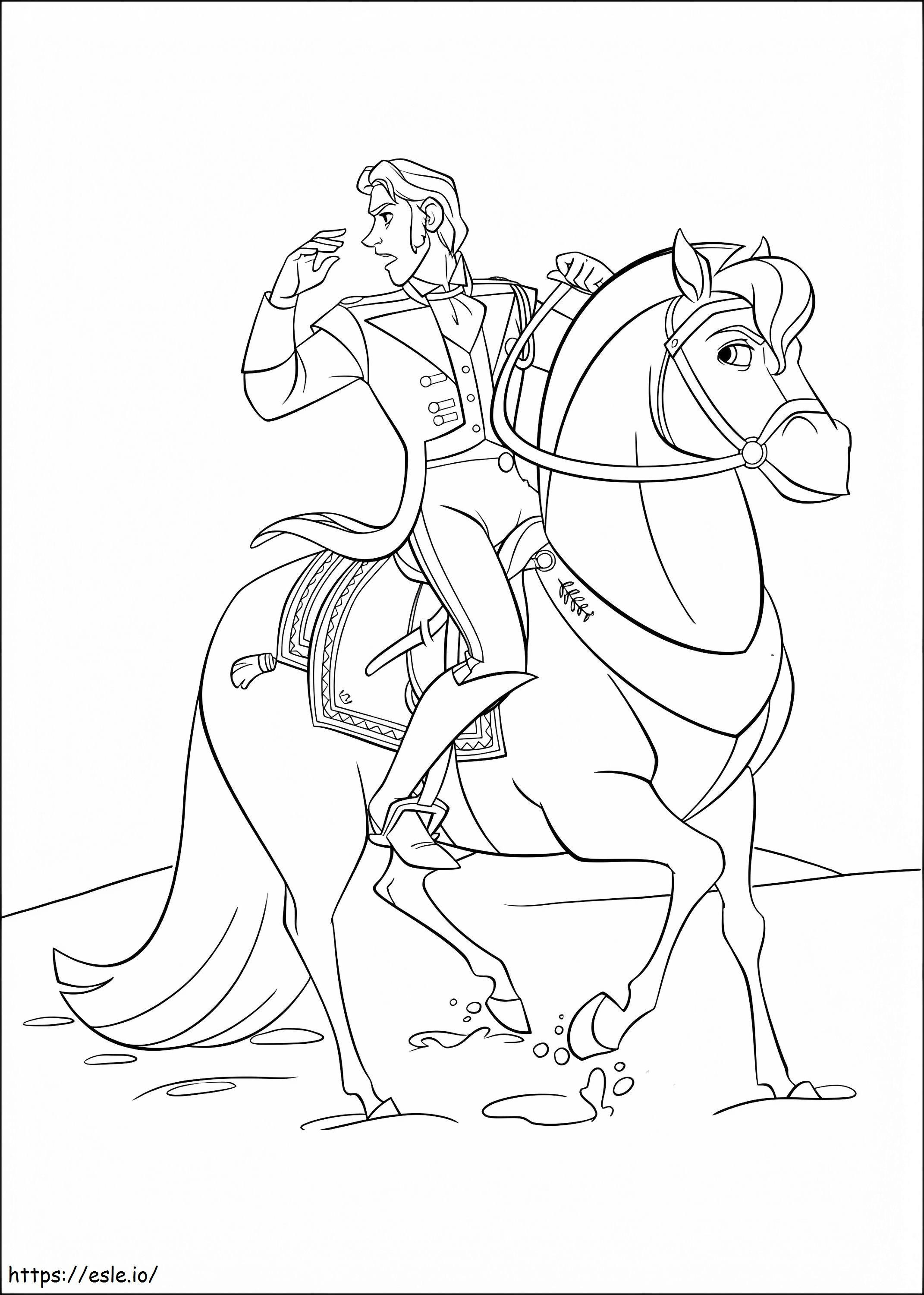 His Riding Lemon A4 coloring page