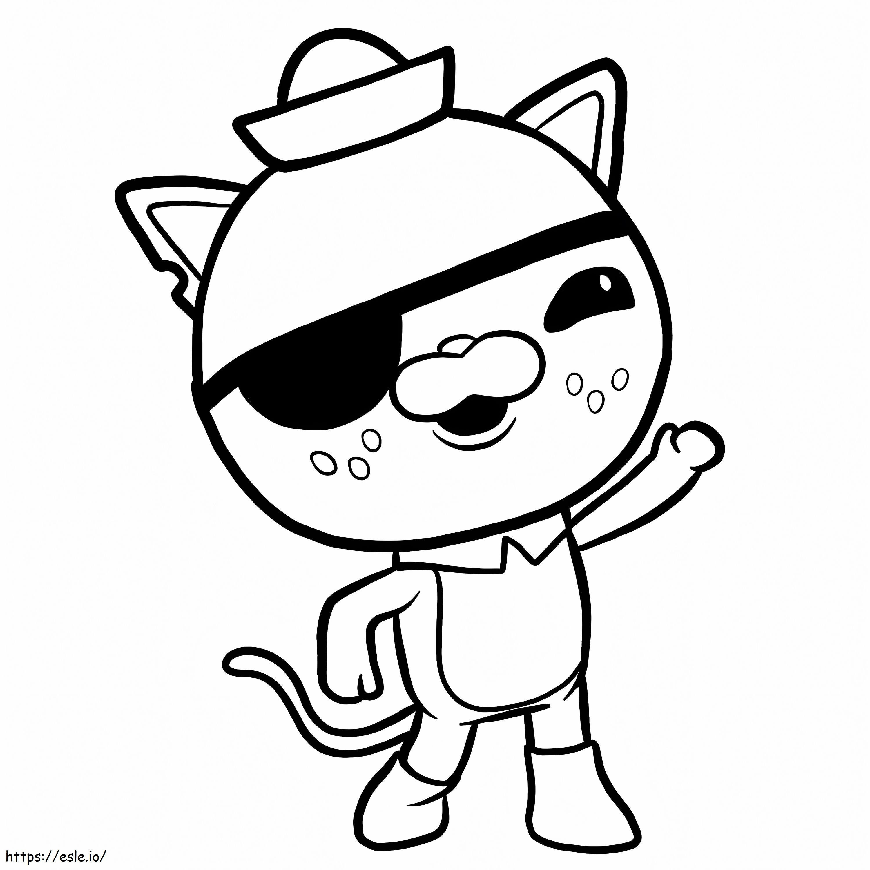 Kwazii Funny coloring page