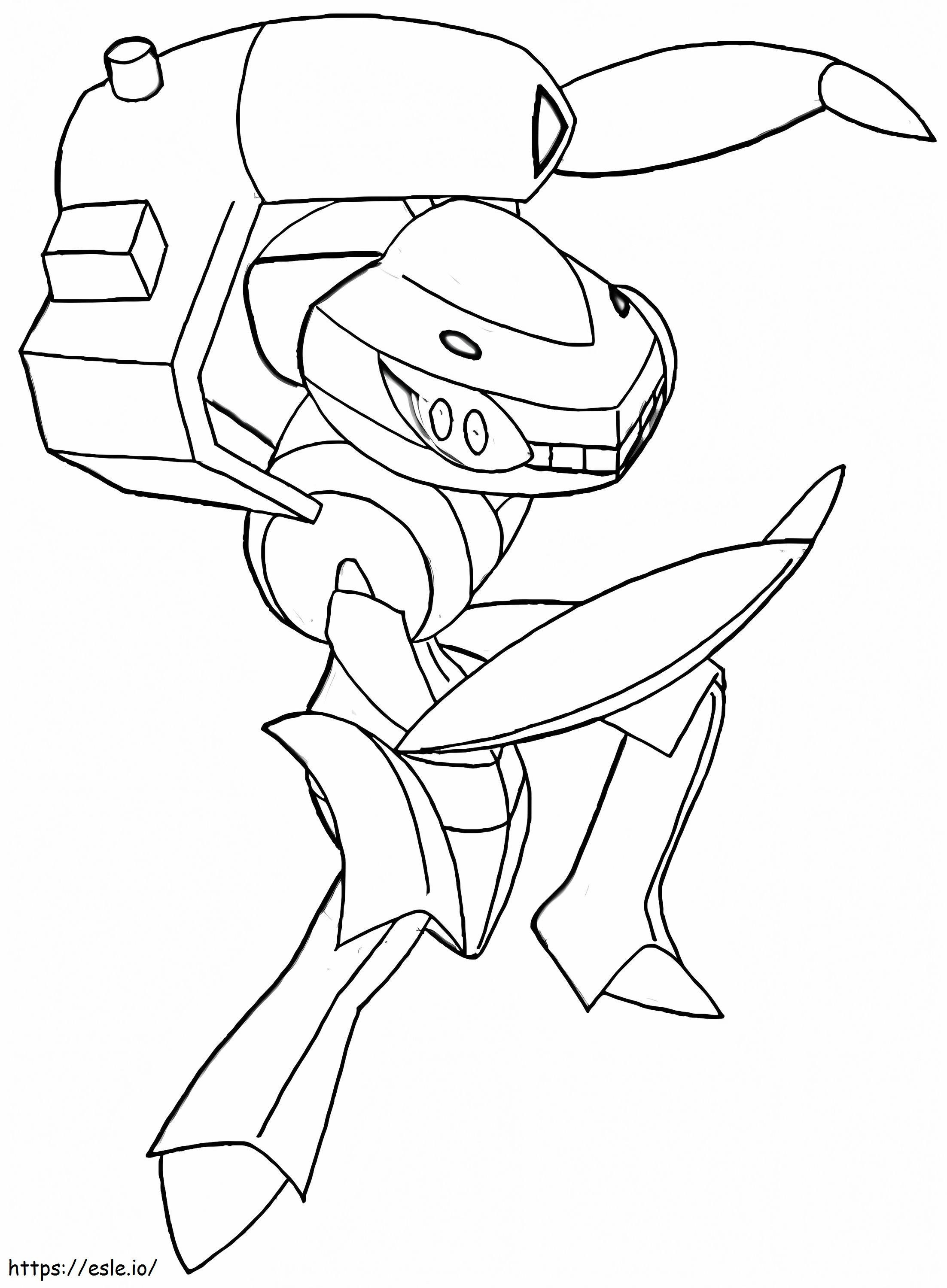 Free Printable Genesect coloring page