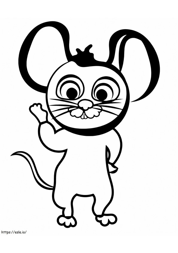 Philip The Mouse From Dave And Ava coloring page