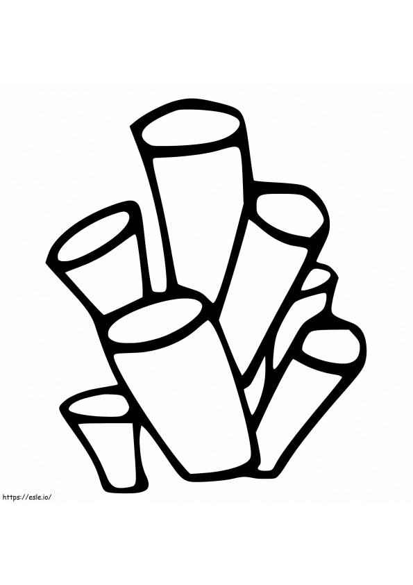 Tube Coral coloring page
