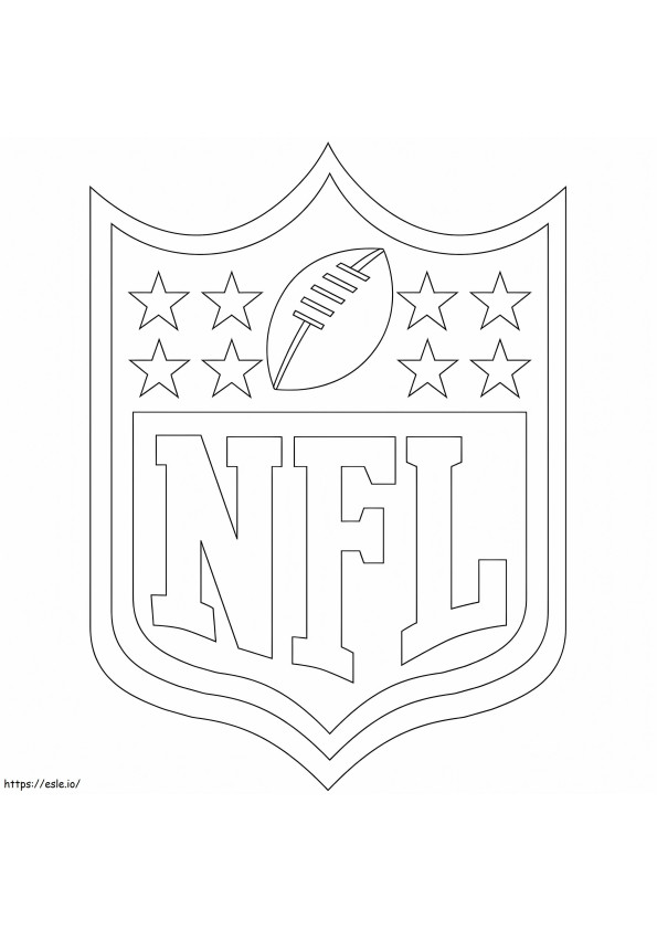 NFL Logo coloring page