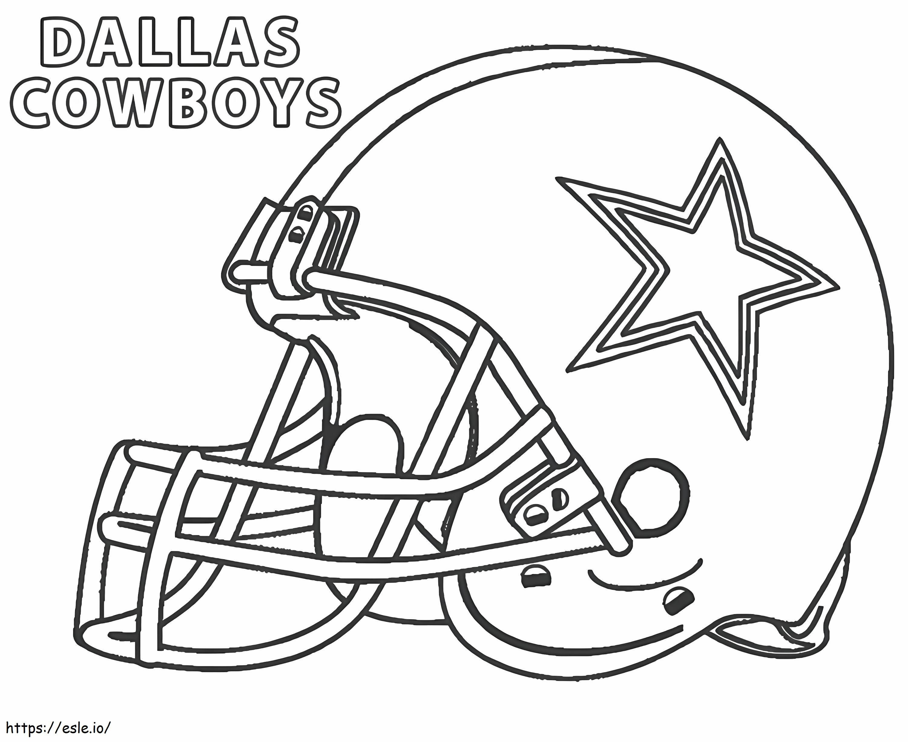 Dallas Cowboys 2 Gambar Mewarnai