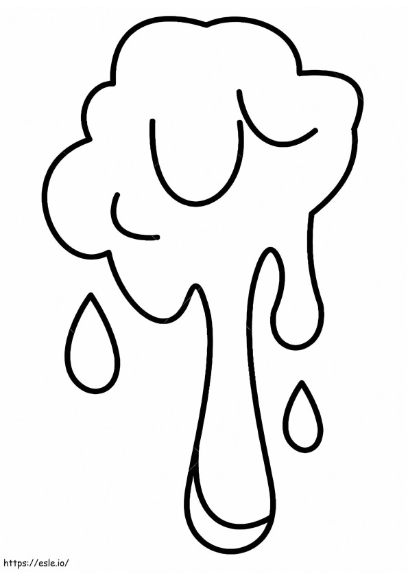 Slime 1 coloring page