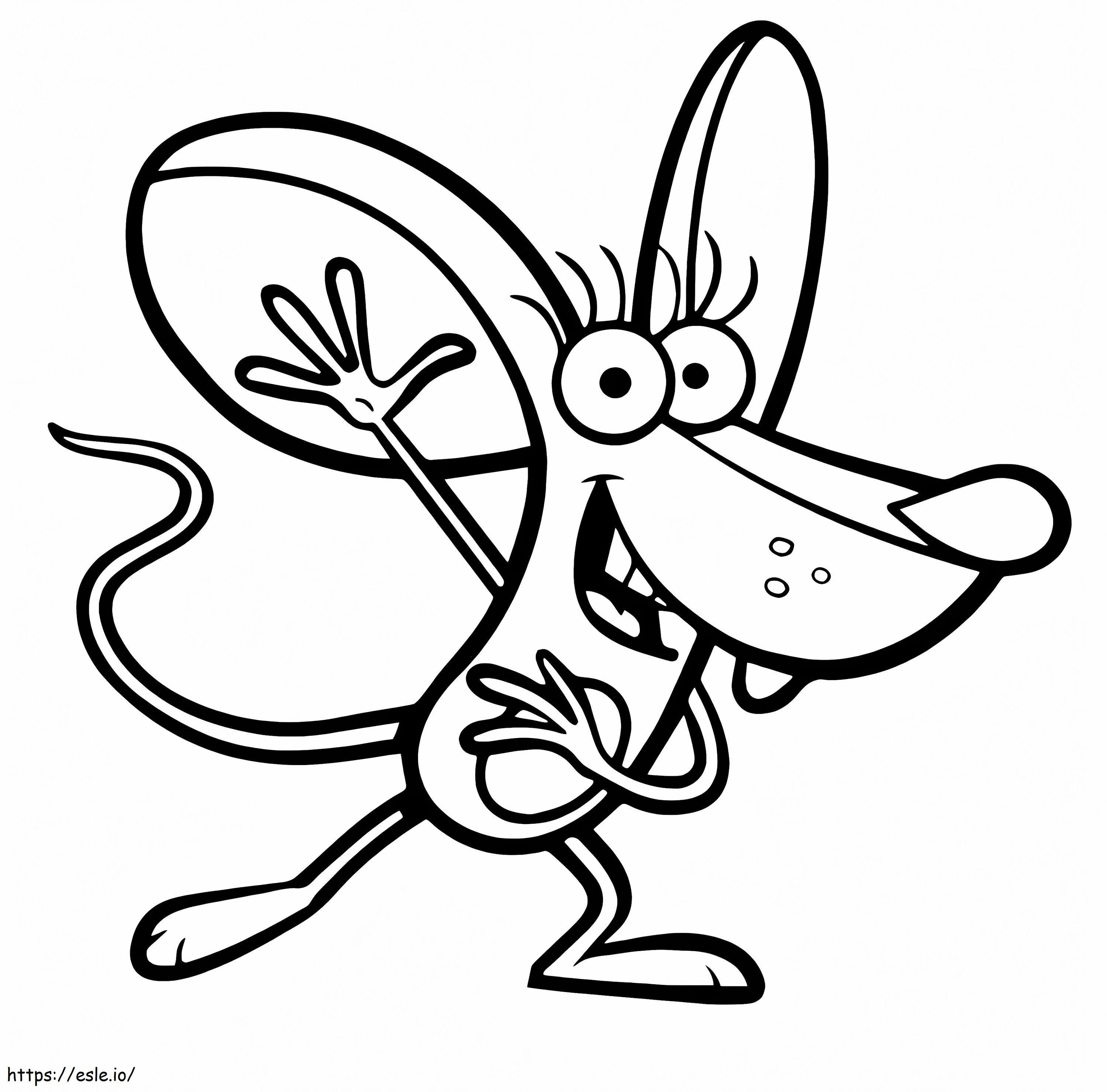 Squeeks From Nature Cat coloring page