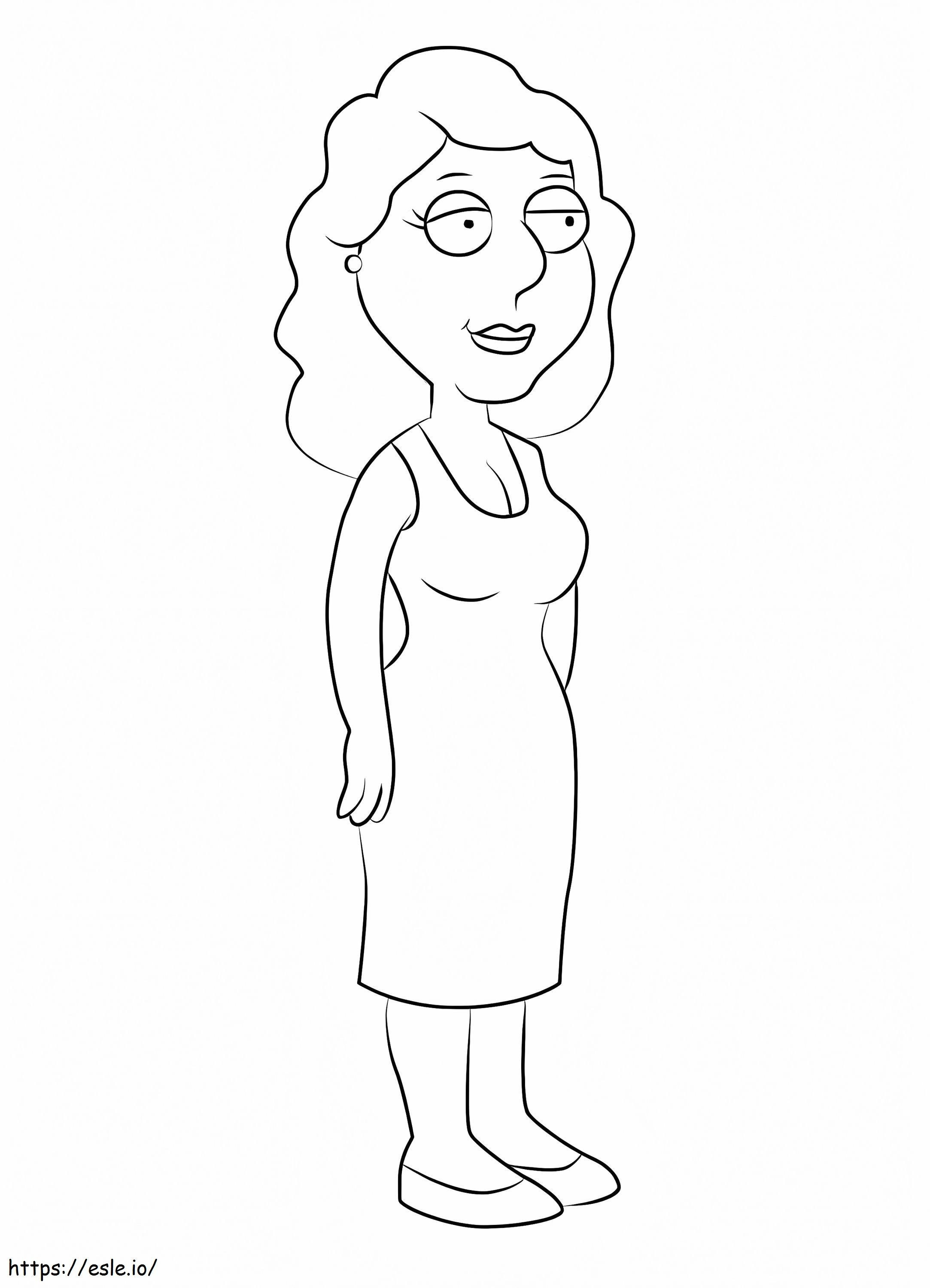 Coloriage Bonnie Swanson Family Guy à imprimer dessin