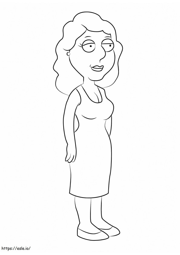 Bonnie Swanson Family Guy para colorir