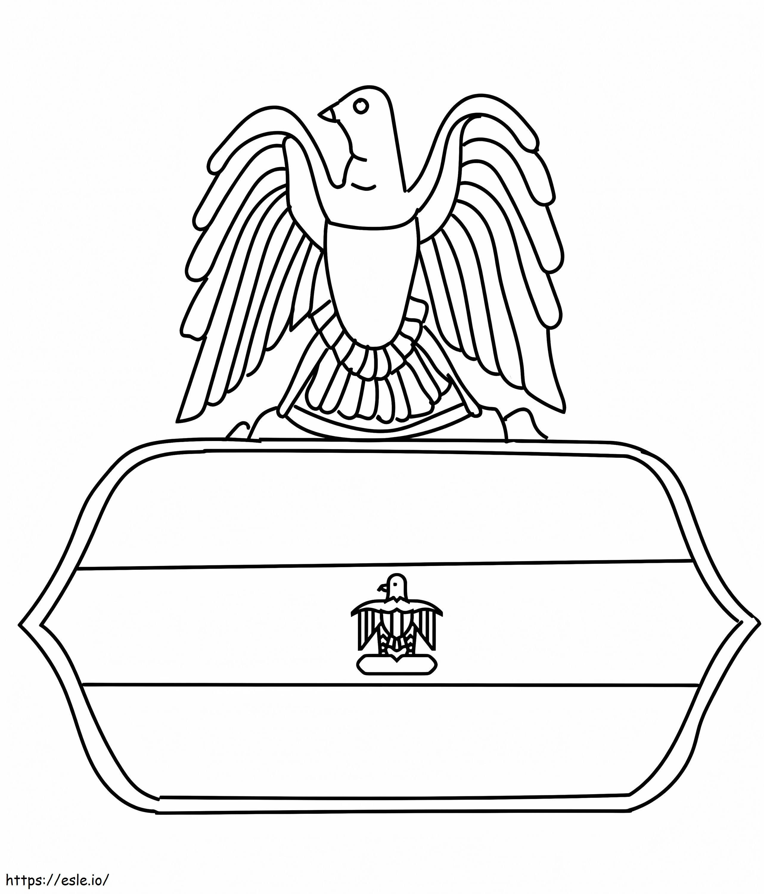 Eagle Of Saladin coloring page