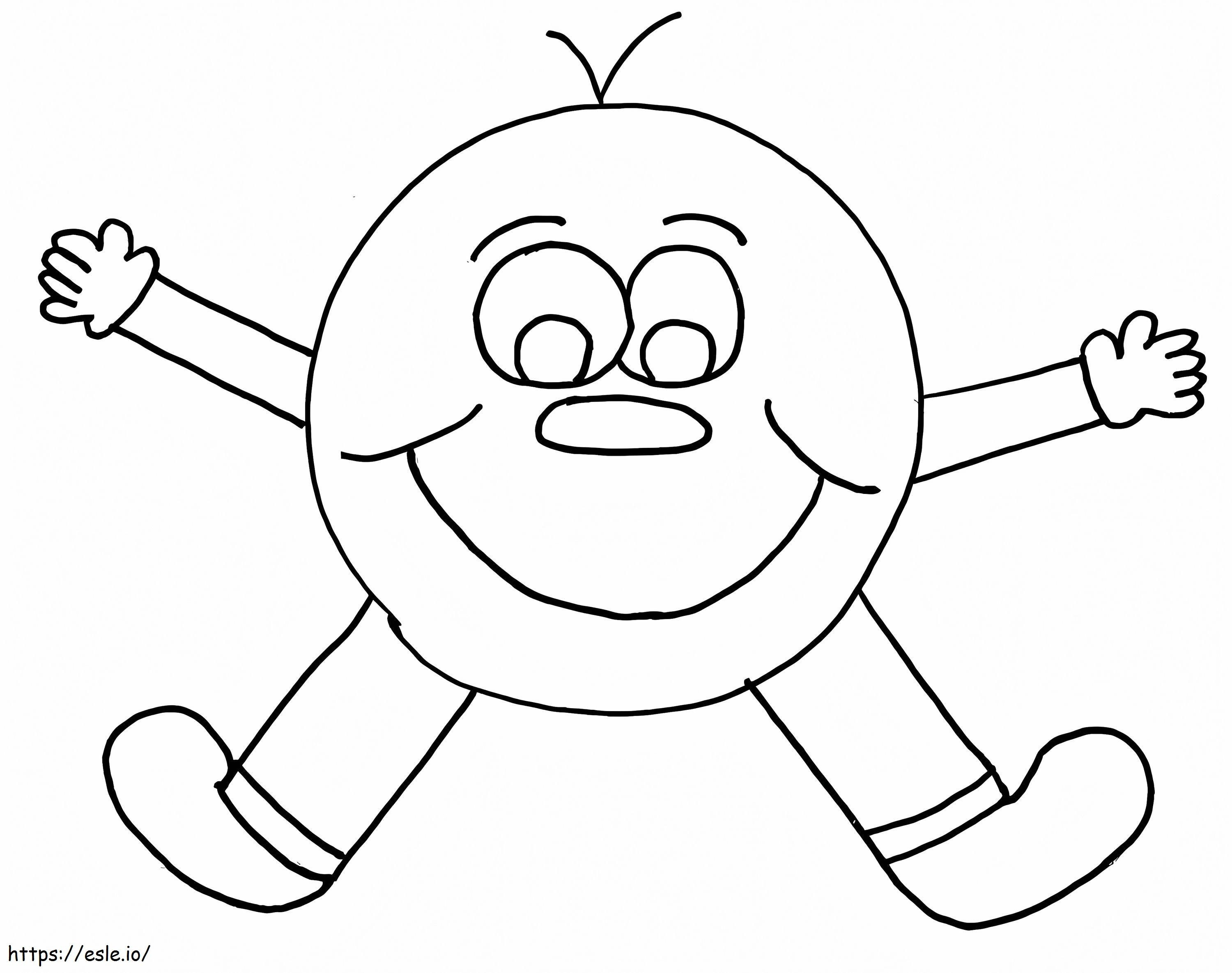 Smiley Face 7 coloring page