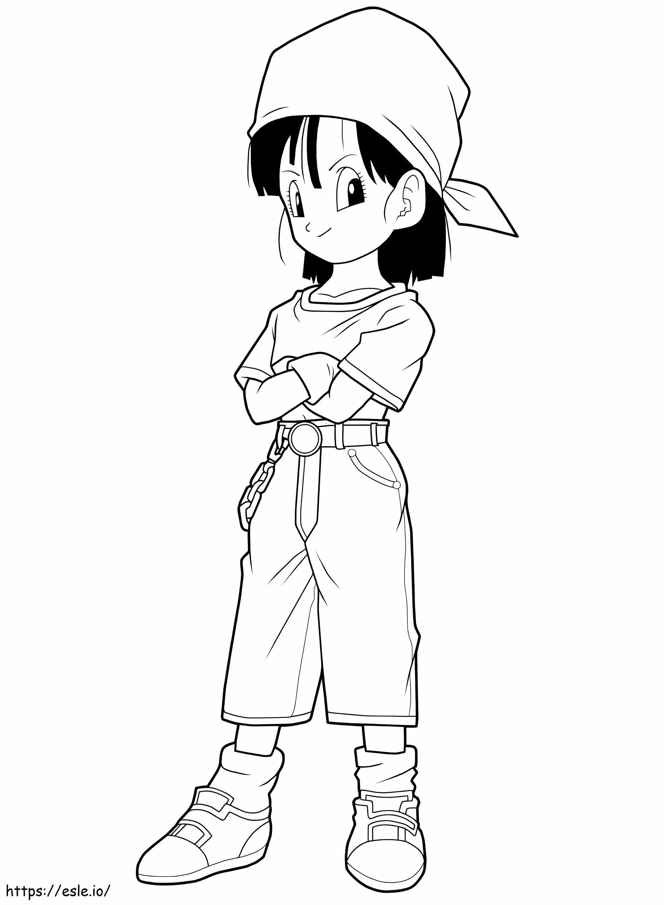 Young Bulma coloring page