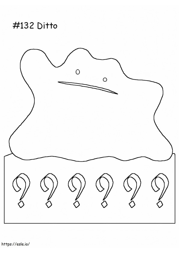 Ditto 6 coloring page