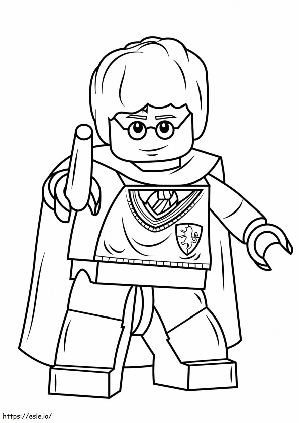 Coloriage Lego Harry Potter 1 à imprimer dessin