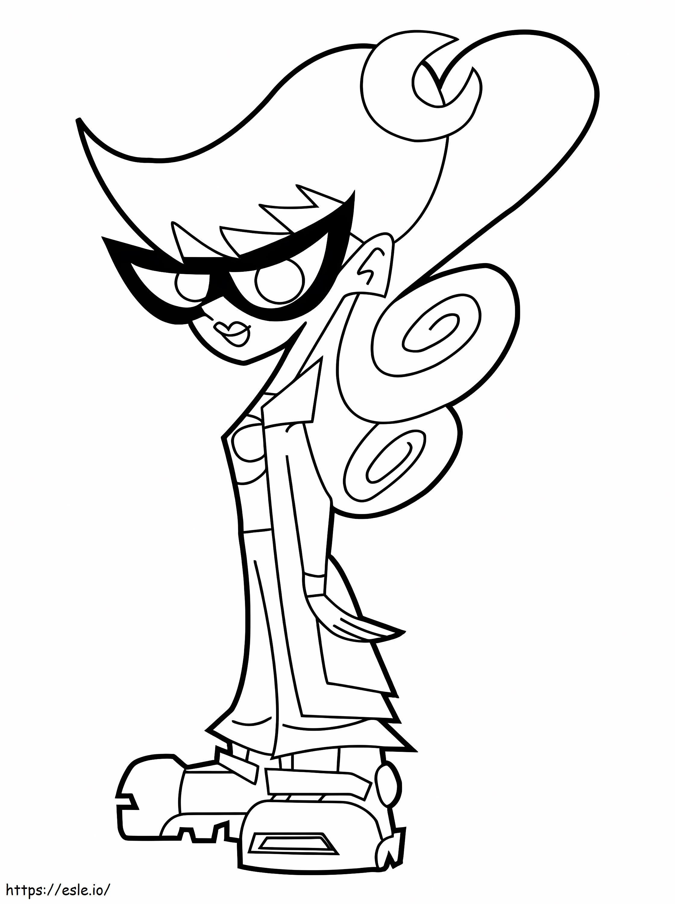 Mary Test From Johnny Test coloring page
