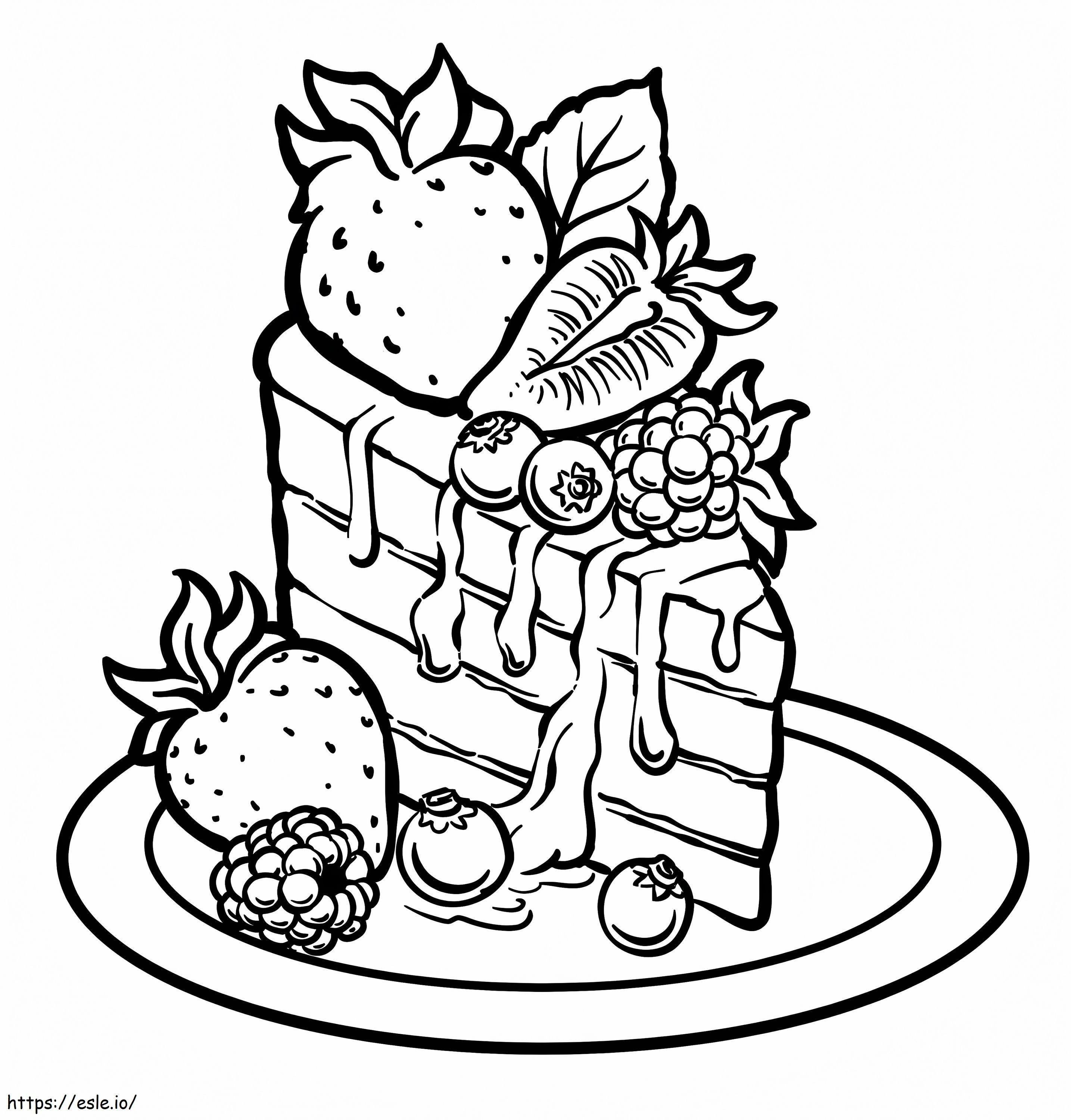 A Piece Of Cake coloring page