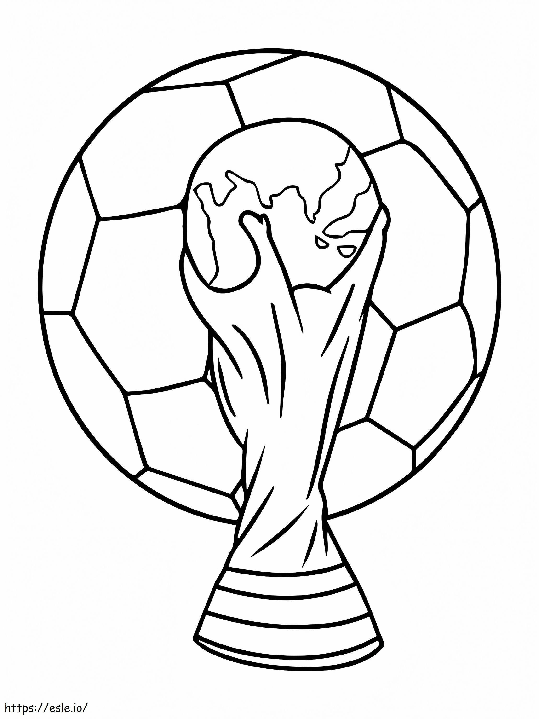 Copa do Mundo 2 para colorir