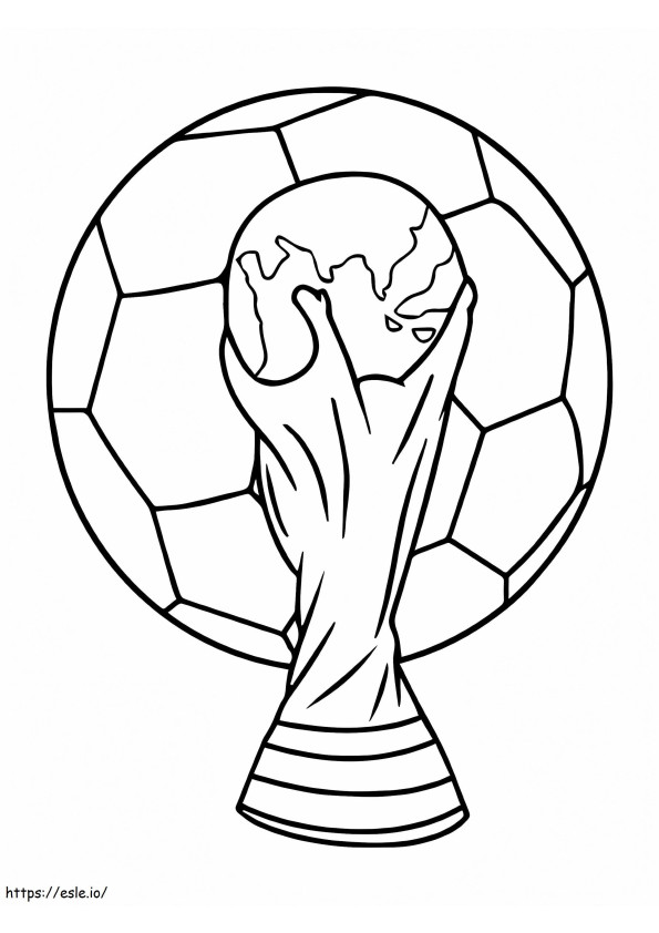 Copa do Mundo 2 para colorir
