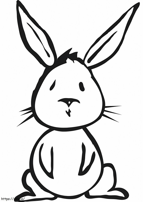 Free Rabbit coloring page