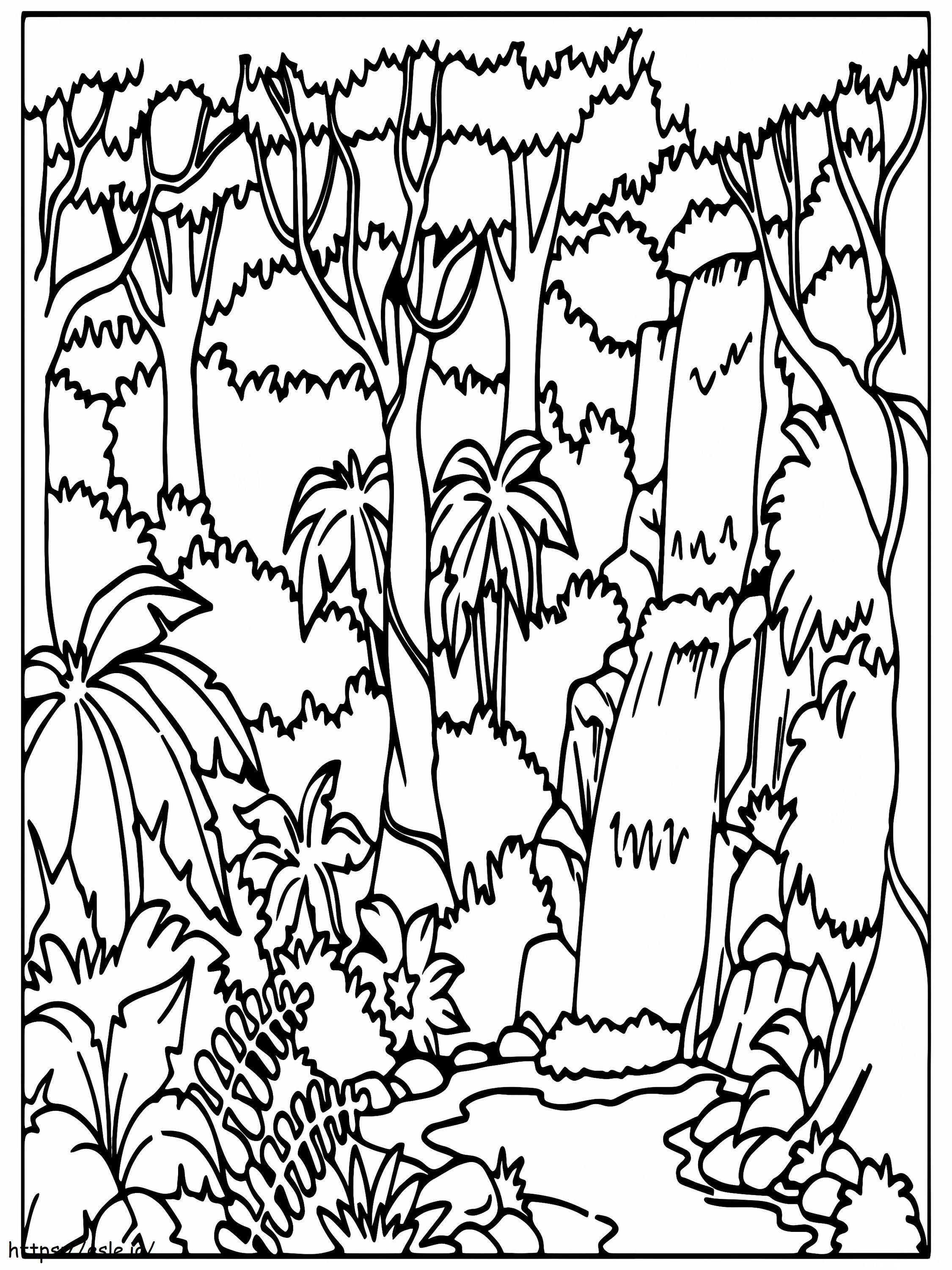 Wonderful Forest coloring page