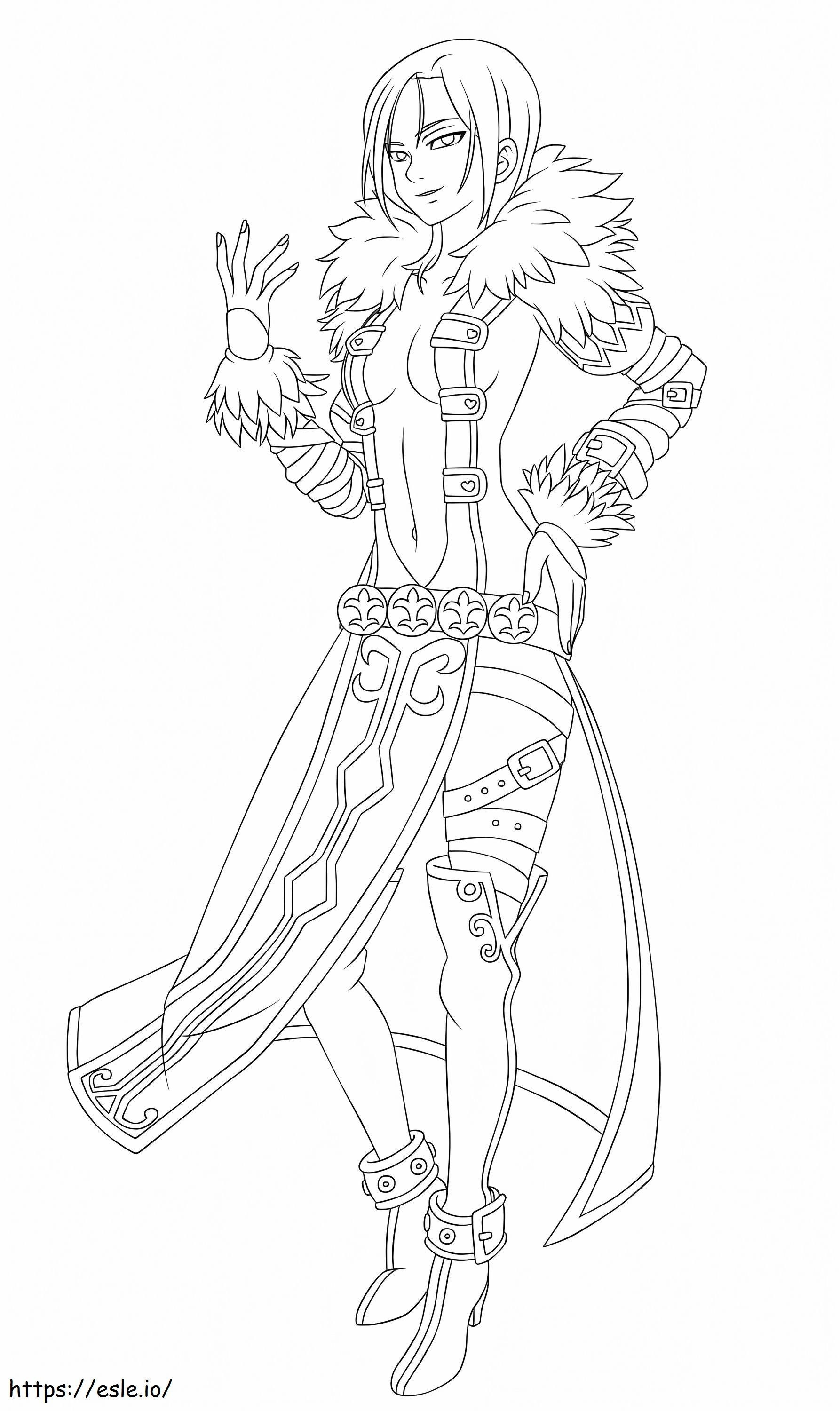 Merlin 1 coloring page