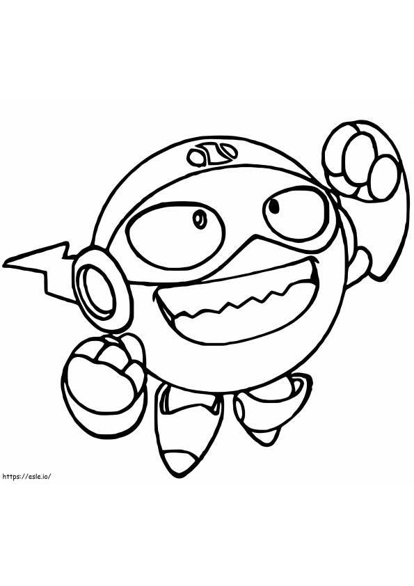 Ace Superzings coloring page
