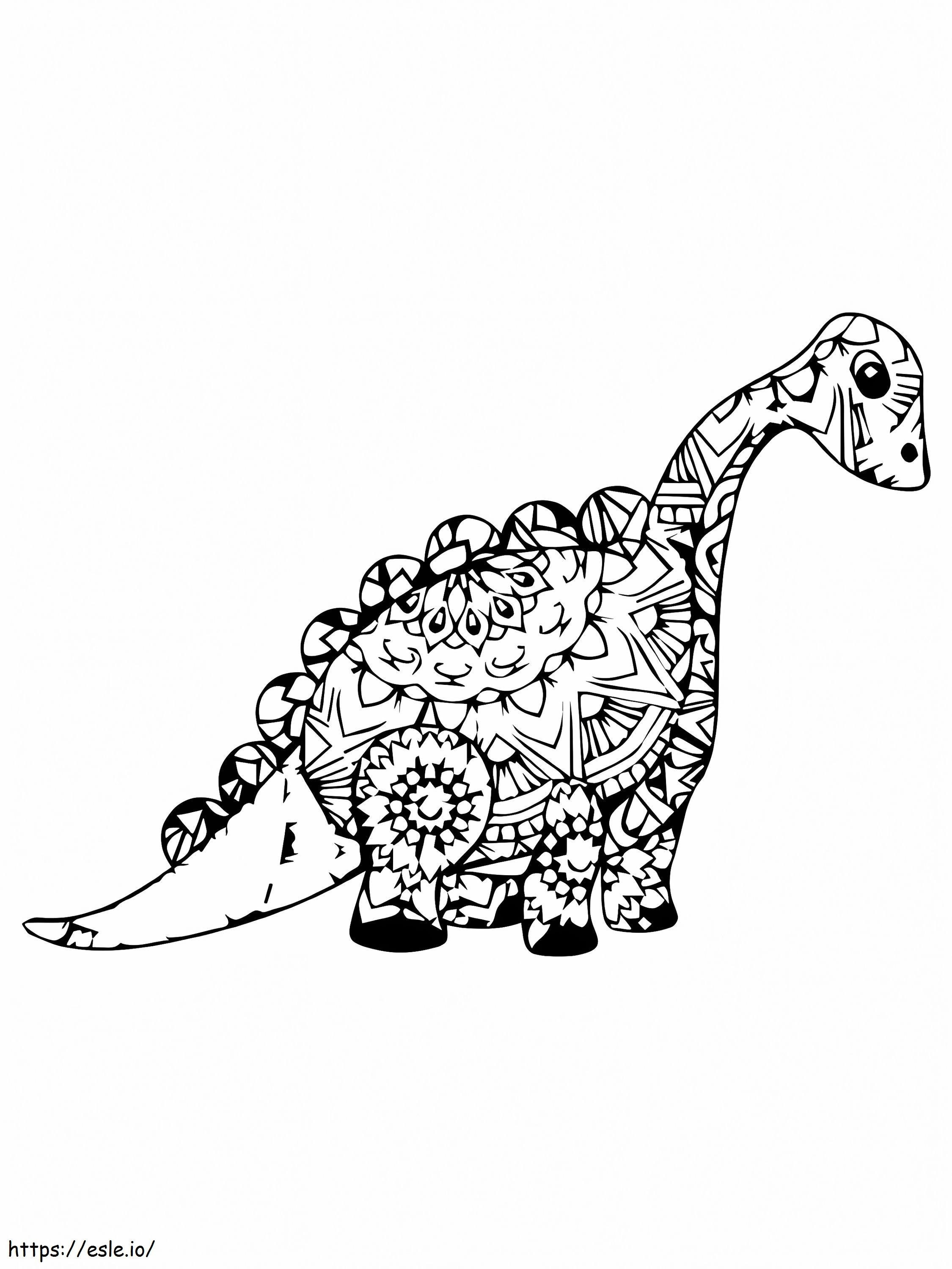 Crianças Dinossauro Alebrijes para colorir