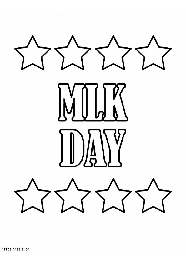 Martin Luther King Jr. Day 5 coloring page