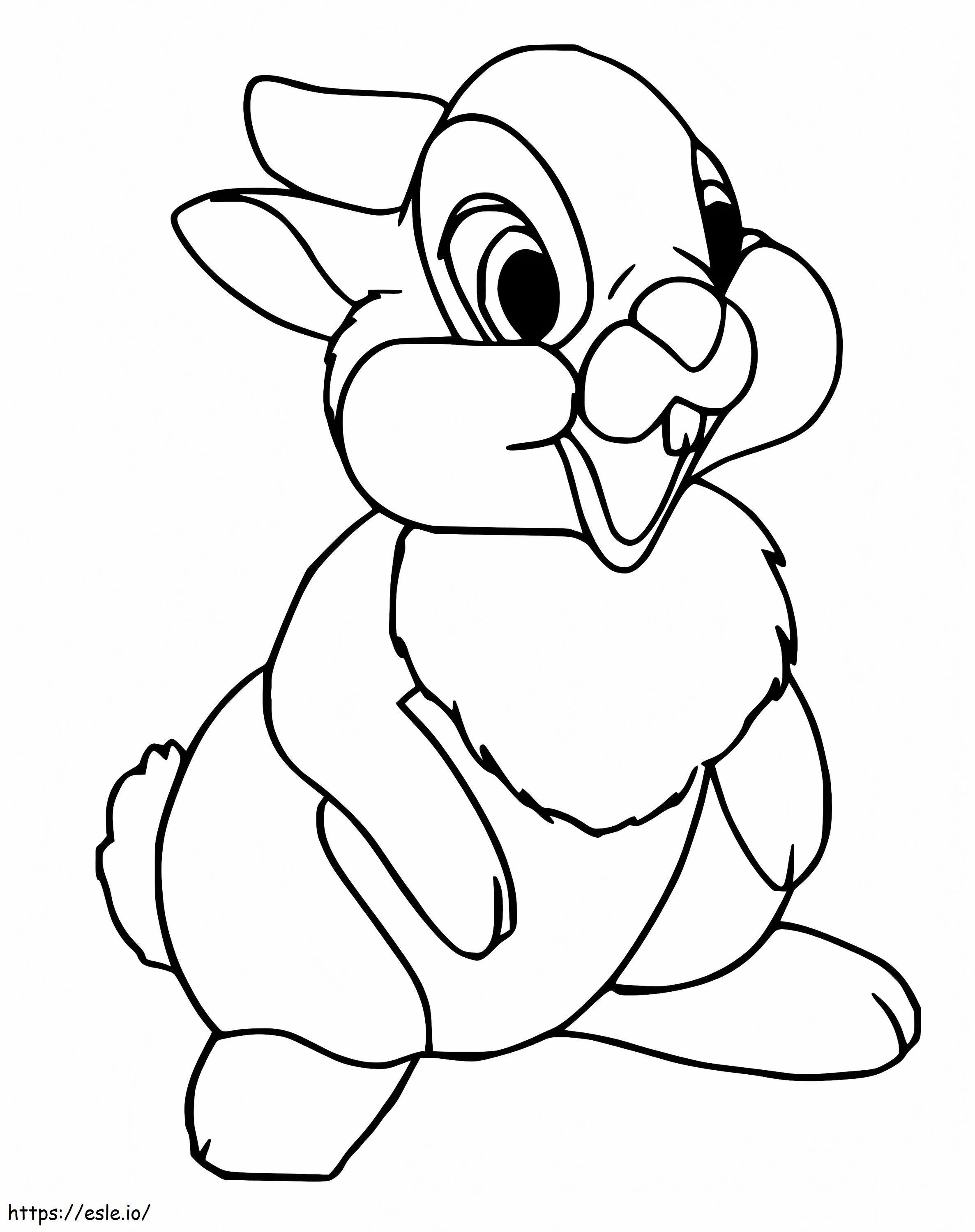 mutlu tavşan boyama
