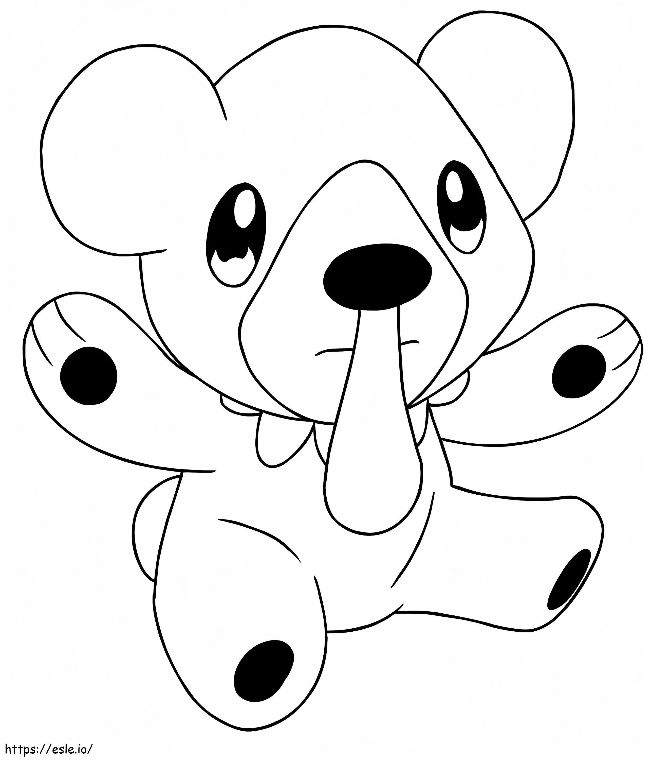 Coloriage Adorable Pokémon Cubchoo à imprimer dessin
