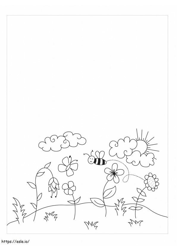 Perfect Spring coloring page