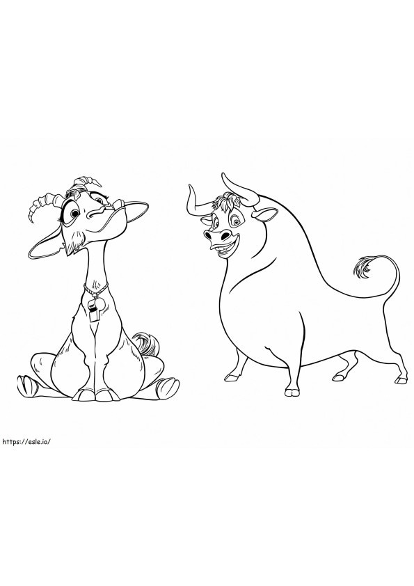 Lupe And Ferdinand coloring page