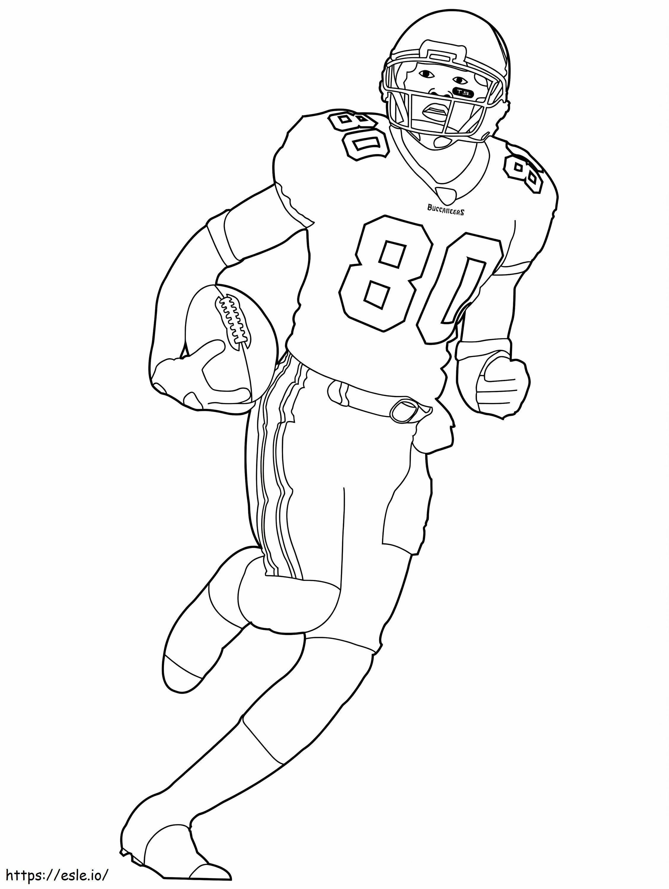 Football Player 1 coloring page