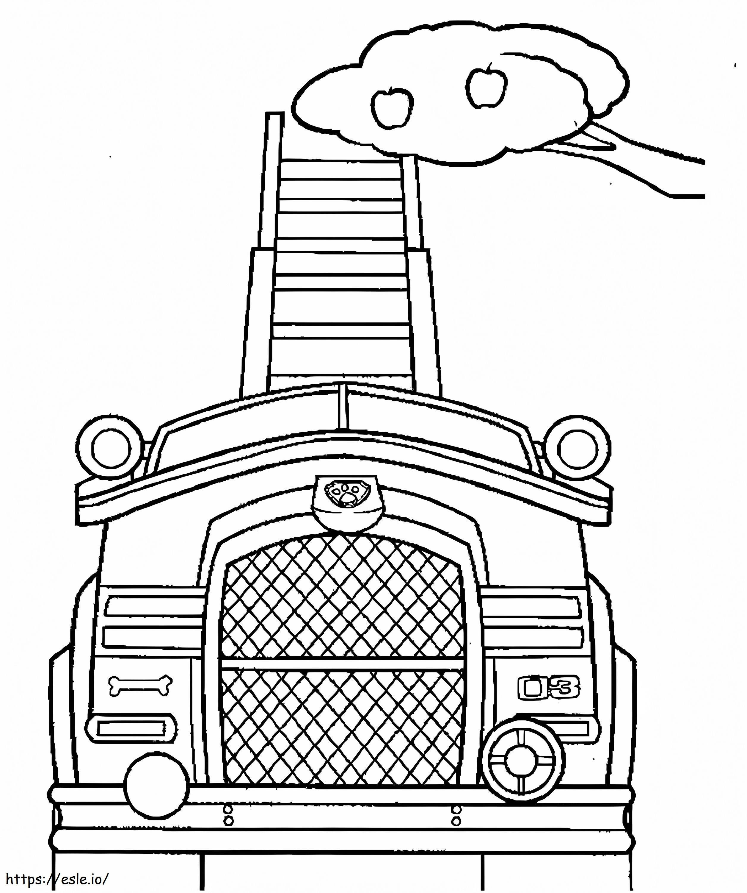 Marshall Fire Truck coloring page
