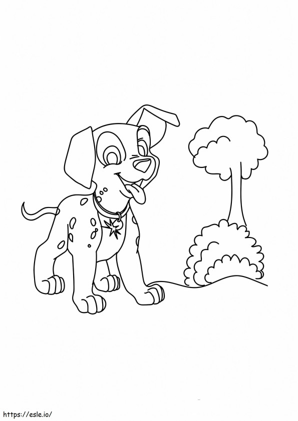 Patch 16 A4 coloring page