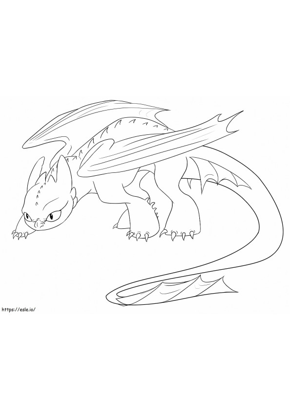 Creeping Toothles coloring page