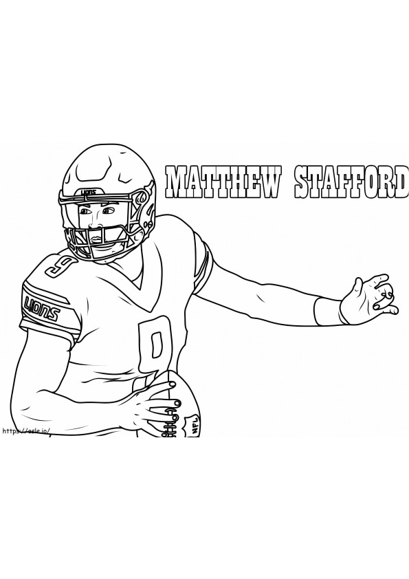 Mateus Stafford para colorir