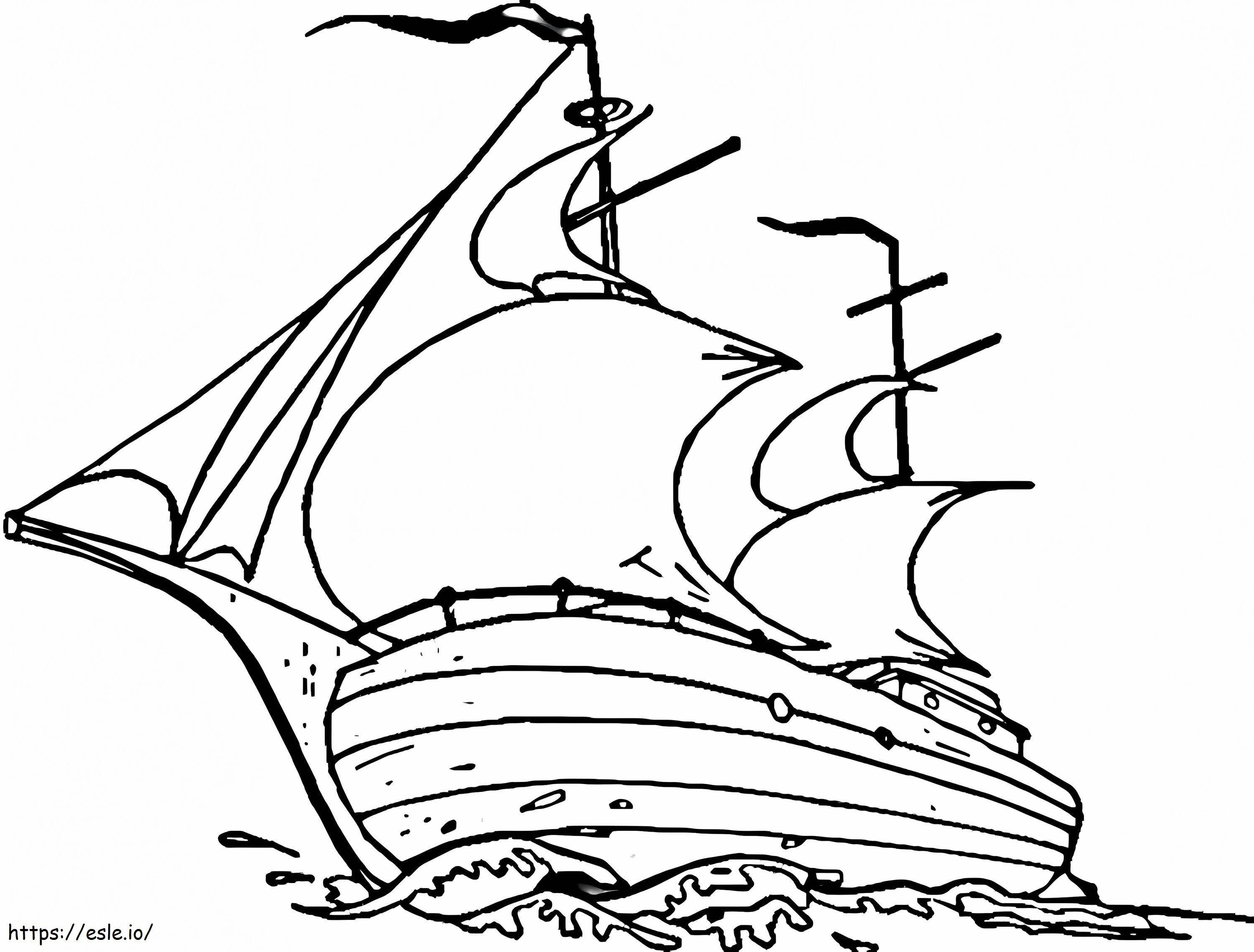 Mayflower 14 coloring page