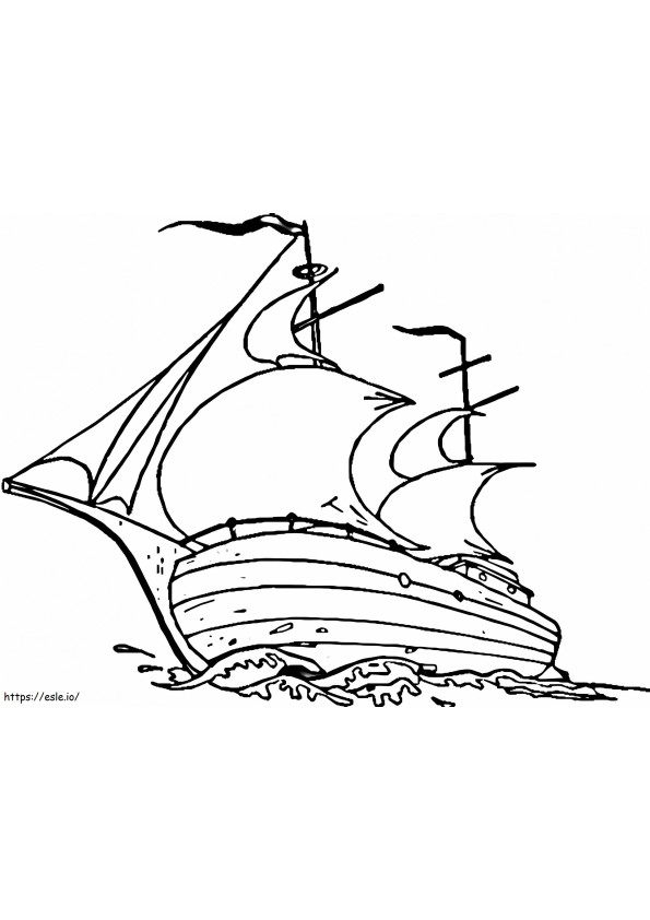 Mayflower 14 coloring page