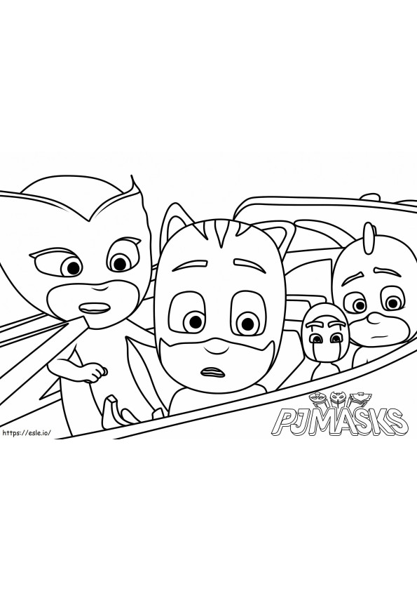 Pyjamasques 3 1024X705 coloring page